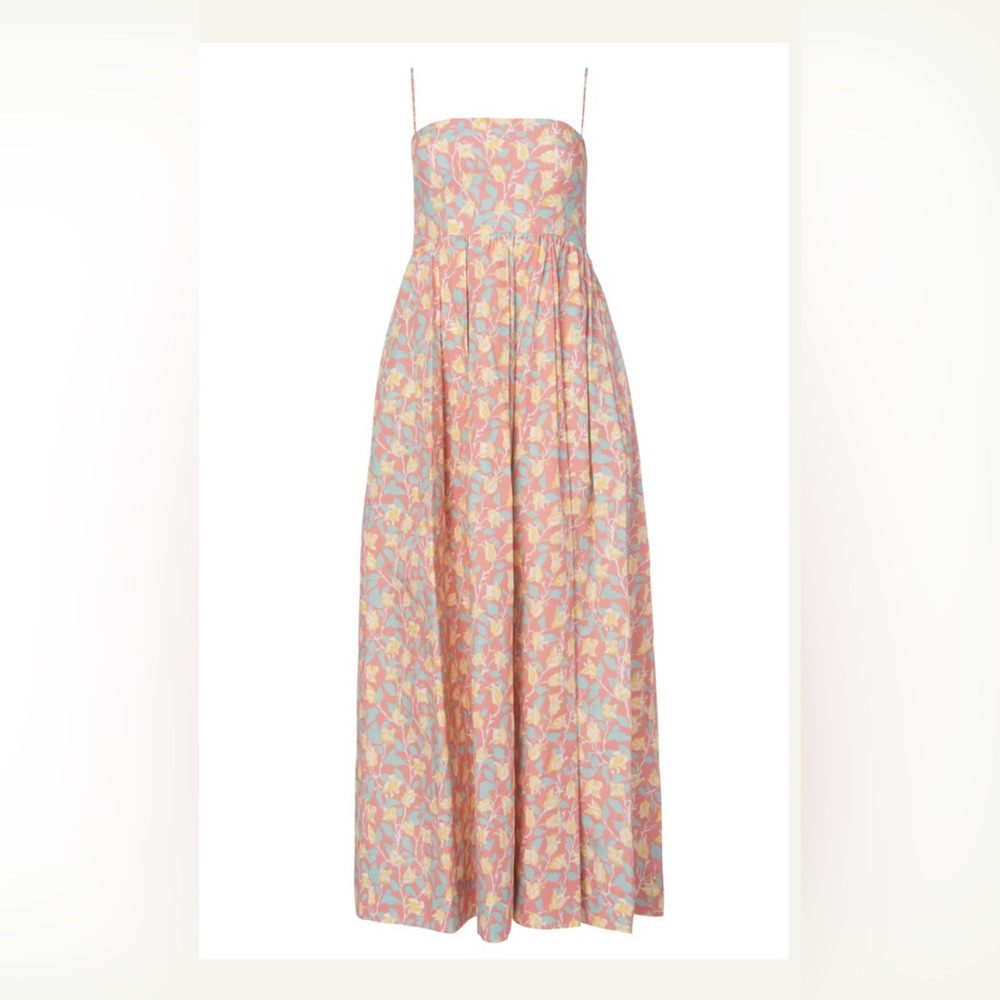 NWT Nicole Dress in Coral Bougainvillea